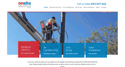 Desktop Screenshot of onsiteelectrical.com.au